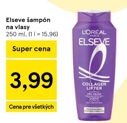 Elseve šampón na vlasy