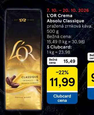 L’OR CREMA ABSOLU CLASSIQUE