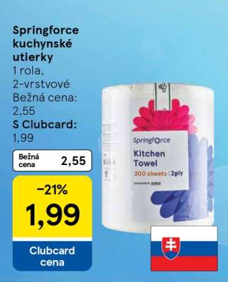 Springforce kuchynské utierky