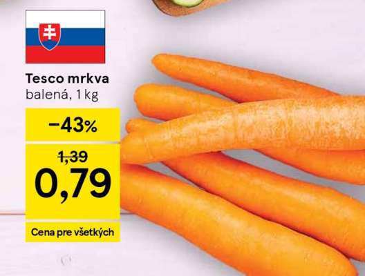 Tesco mrkva