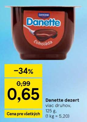 Danette dezert