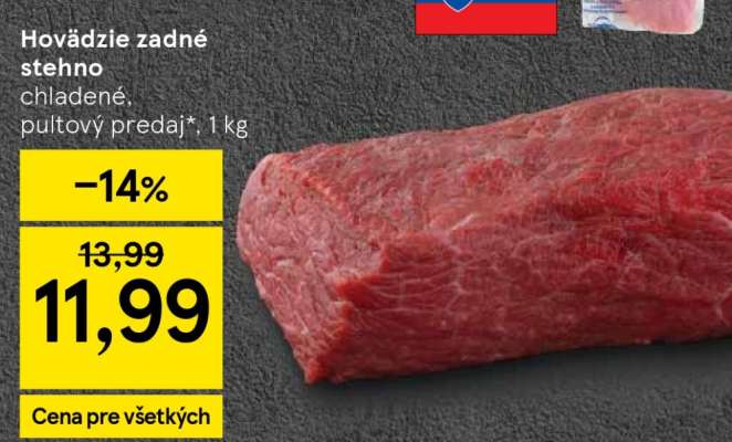 Hovädzie zadné stehno