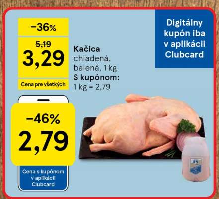Kačica chladená, balená, 1 kg