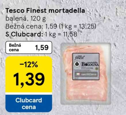 Tesco Finest mortadella