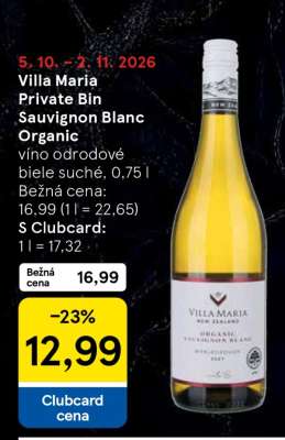 Villa Maria Private Bin Sauvignon Blanc Organic