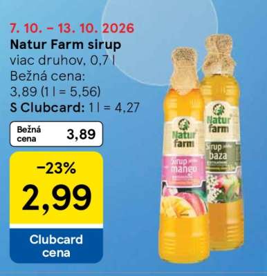 NATUR FARM SIRUP