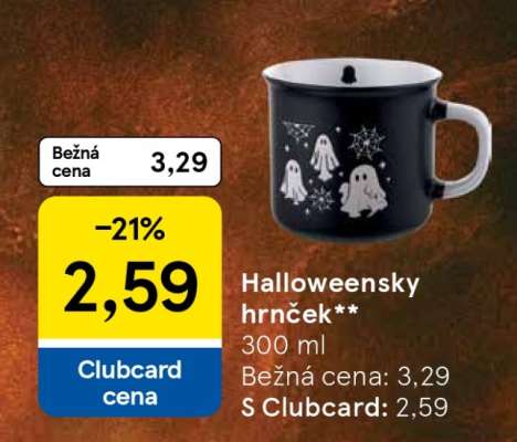 Halloweensky hrnček**