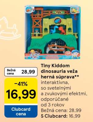 Tiny Kiddom dinosauria veža herná súprava**