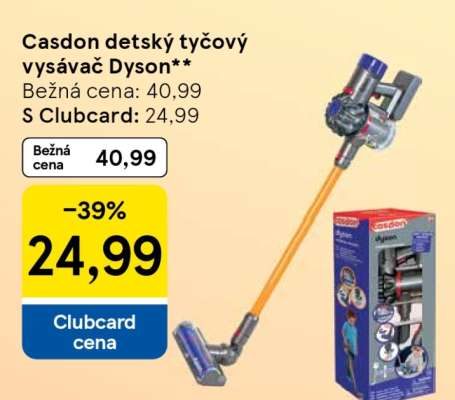 Casdon detský tyčový vysávač Dyson**