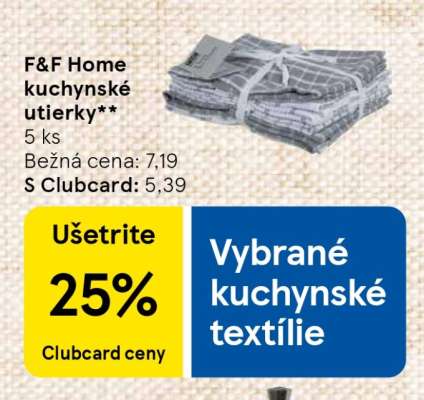 F&F Home kuchynské utierky****
