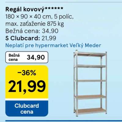 REGÁL KOVOVÝ