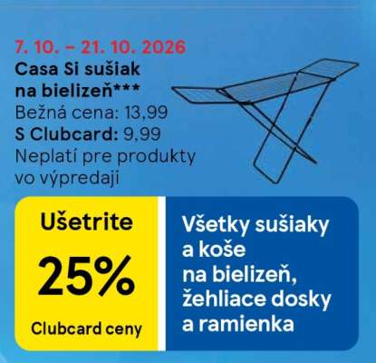 Casa Si sušiak na bielizeň***
