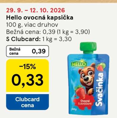 Hello Ovocná kapsička