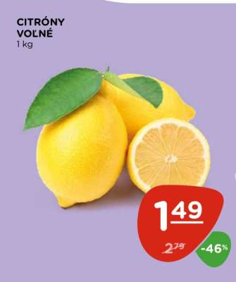 CITRÓNY VOĽNÉ