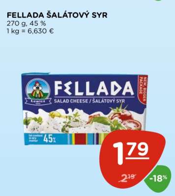 FELLADA ŠALÁTOVÝ SYR