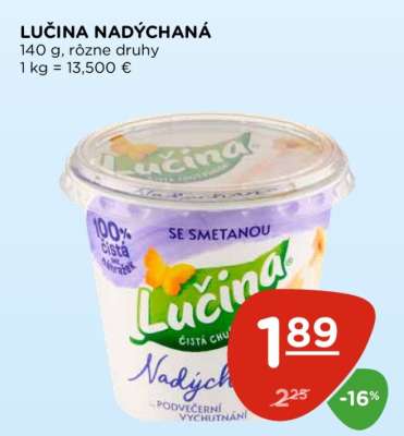 LUČINA NADÝCHANÁ