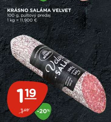 KRÁSNO SALÁMA VELVET