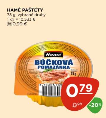 Hamé paštéty