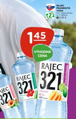 RAJEC Pramenitá voda
