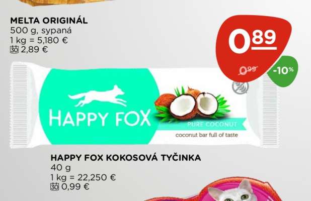 Happy Fox kokosová tyčinka