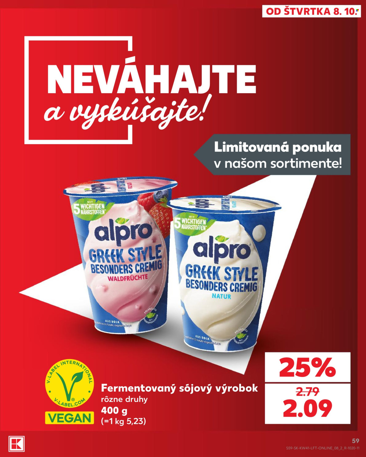 Leták Kaufland - 8.10.2026 - 14.10.2026. Strana 59