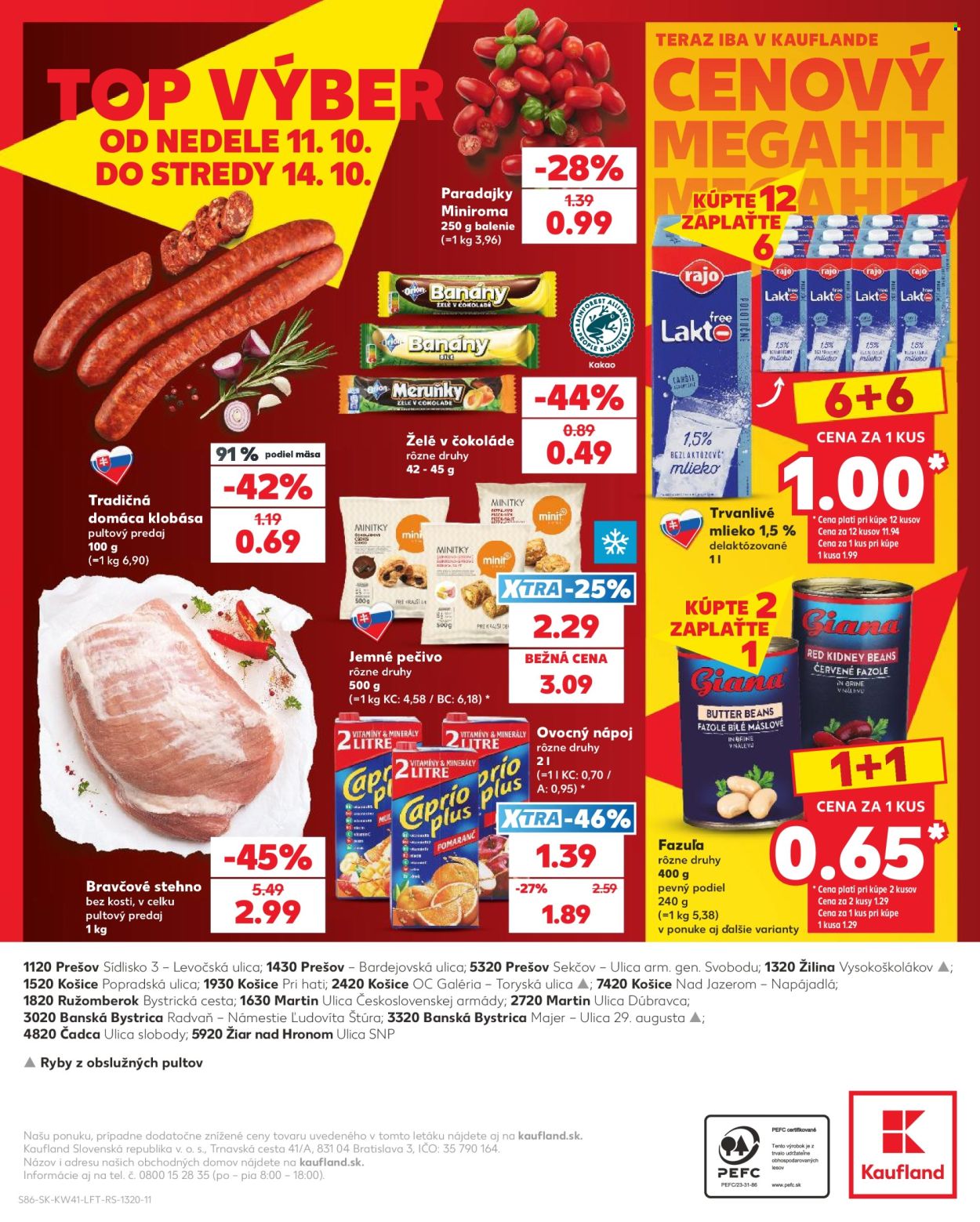 Leták Kaufland - 8.10.2026 - 14.10.2026. Strana 86