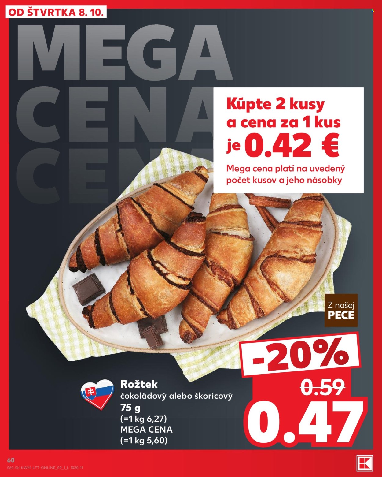 Leták Kaufland - 8.10.2026 - 14.10.2026. Strana 60