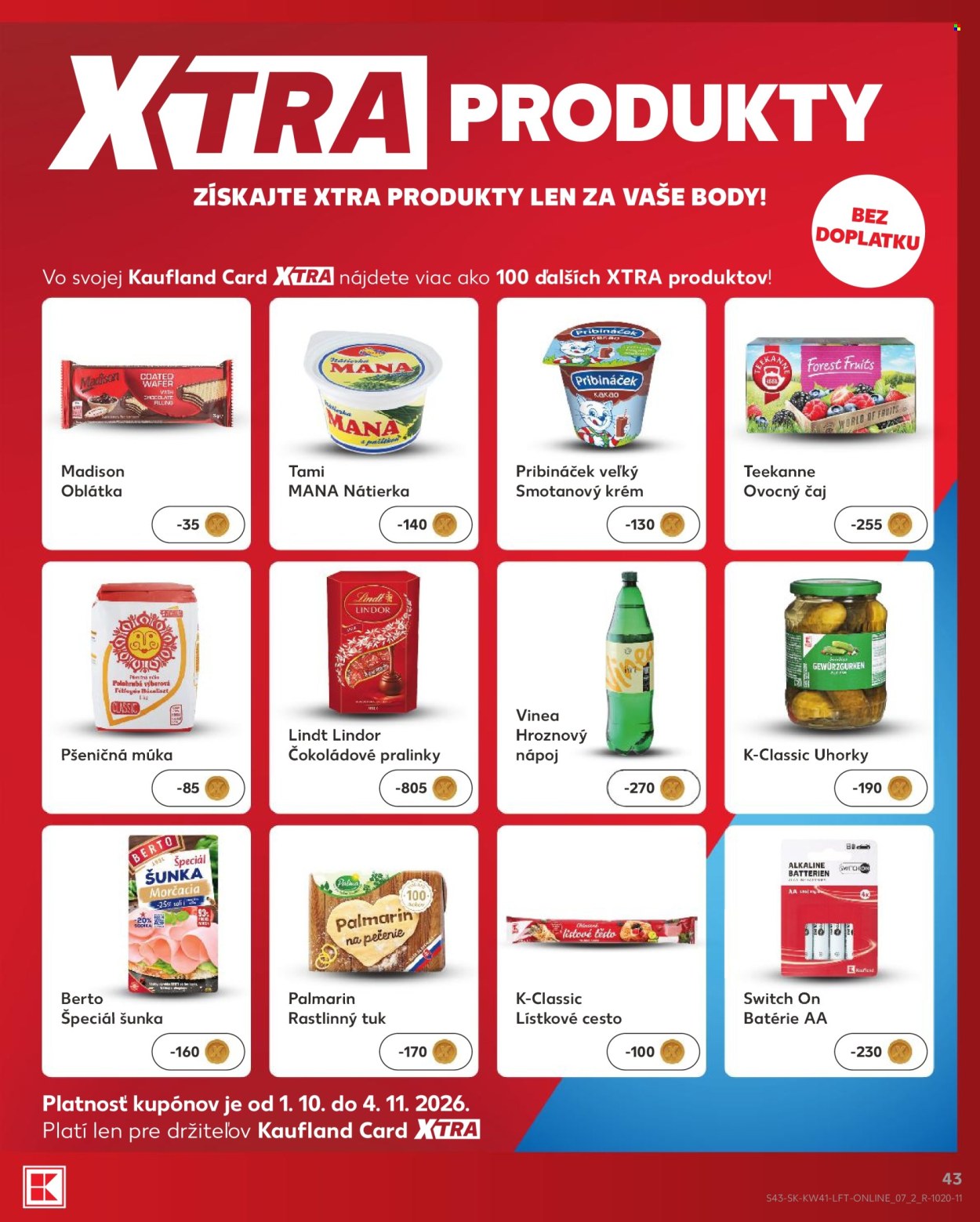 Leták Kaufland - 8.10.2026 - 14.10.2026. Strana 43