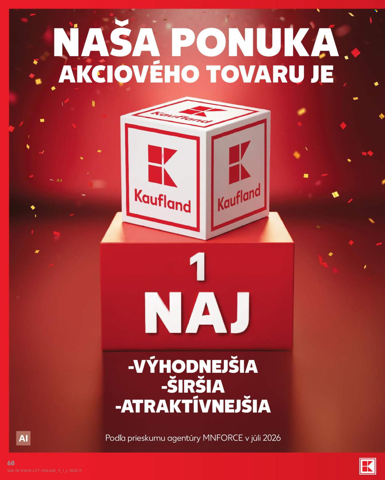 Leták Kaufland - 8.10.2026 - 14.10.2026. Strana 68