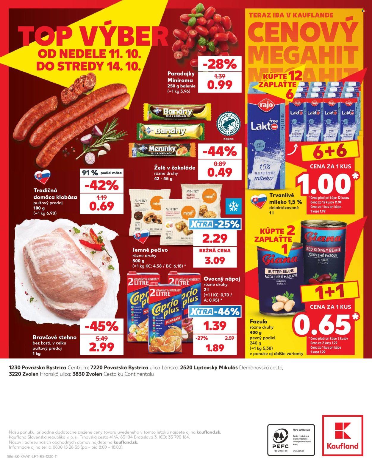 Leták Kaufland - 8.10.2026 - 14.10.2026. Strana 86