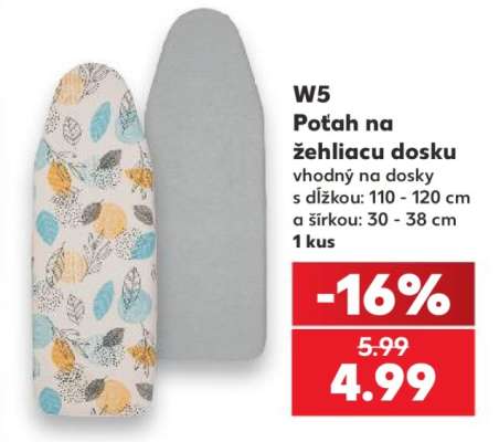 W5 Poťah na žehliacu dosku