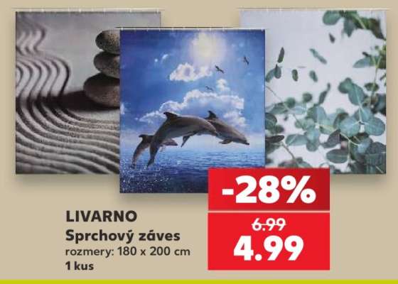 LIVARNO Sprchový záves