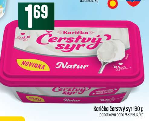 Karička čerstvý syr 180 g