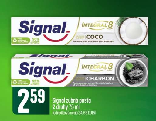 SIGNAL ZUBNÁ PASTA