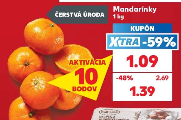 Mandarínky 1 kg