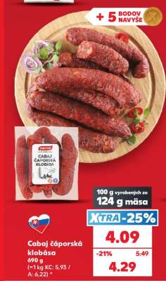 Cabaj Čáporská klobása