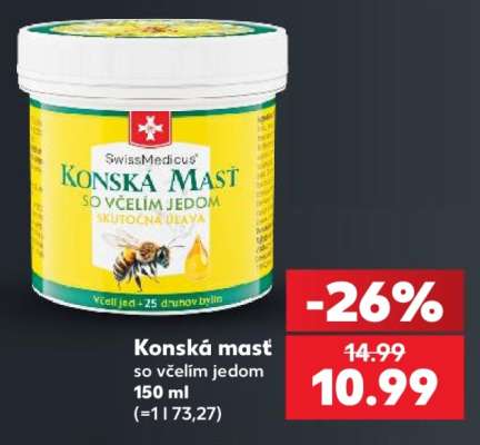 Konská masť so včelím jedom 150 ml