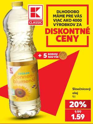 Slnečnicový olej, 1l
