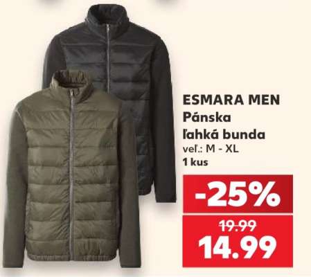 ESMARA MEN Pánska ľahká bunda