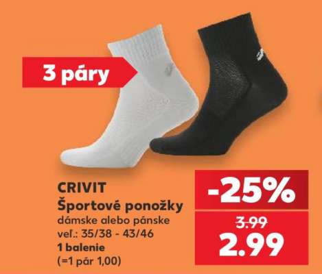 Crivit Športové ponožky