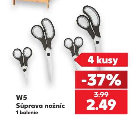 W5 Súprava nožníc