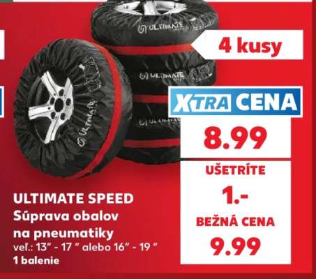 Ultimate speed Súprava obalov na pneumatiky