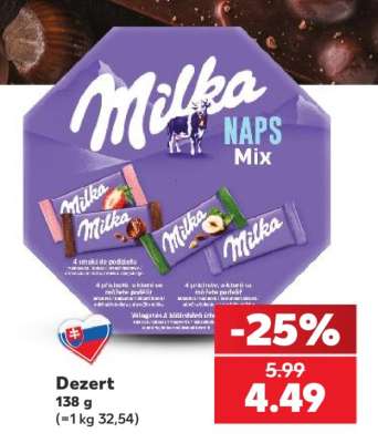 MILKA NAPS MIX