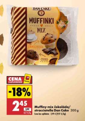 Muffiny mix čokoláda/stracciatella Dan Cake