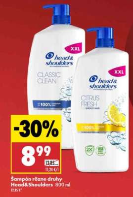 Šampón rôzne druhy Head&Shoulders 800 ml