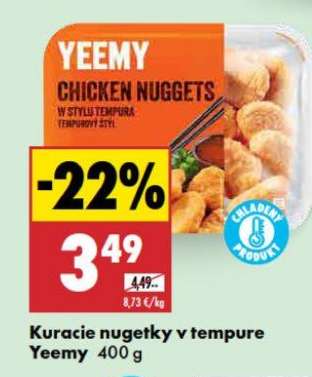 Kuracie nugetky v tempure Yeemy 400 g
