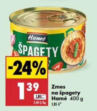Zmes na špagety Hamé 400 g