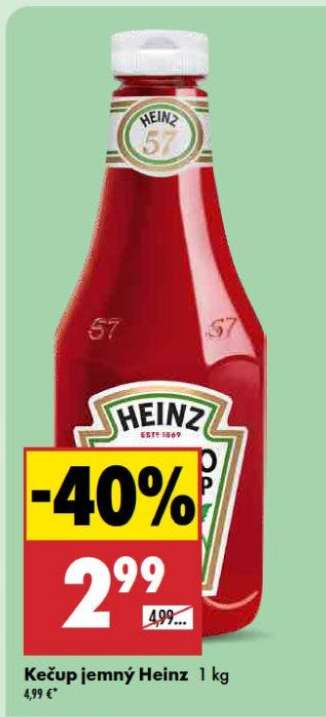 Kečup jemný Heinz