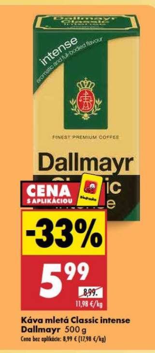 Káva mletá Classic Intense Dallmayr 500 g