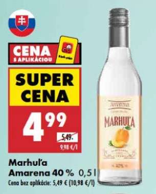 Marhuľa Amarena 40 % 0,5 l